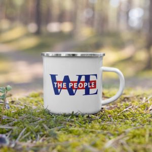 "We the People" Enamel Mug